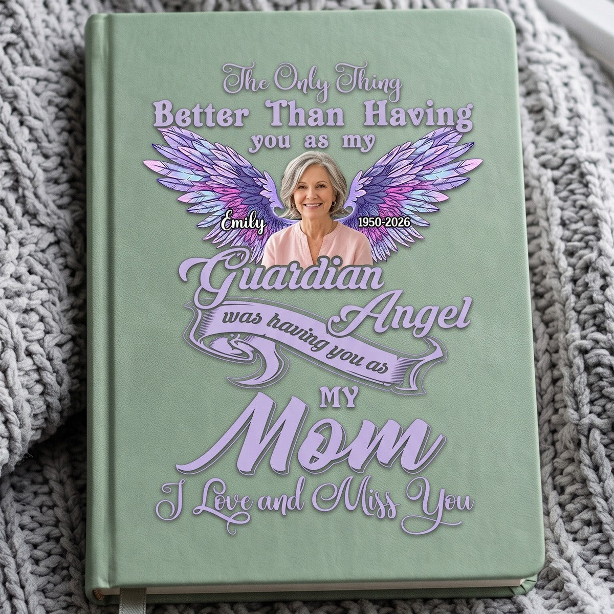 Memorial Gift For Loss Of Loved One – Personalized Decal "I Love And Miss You Mom"