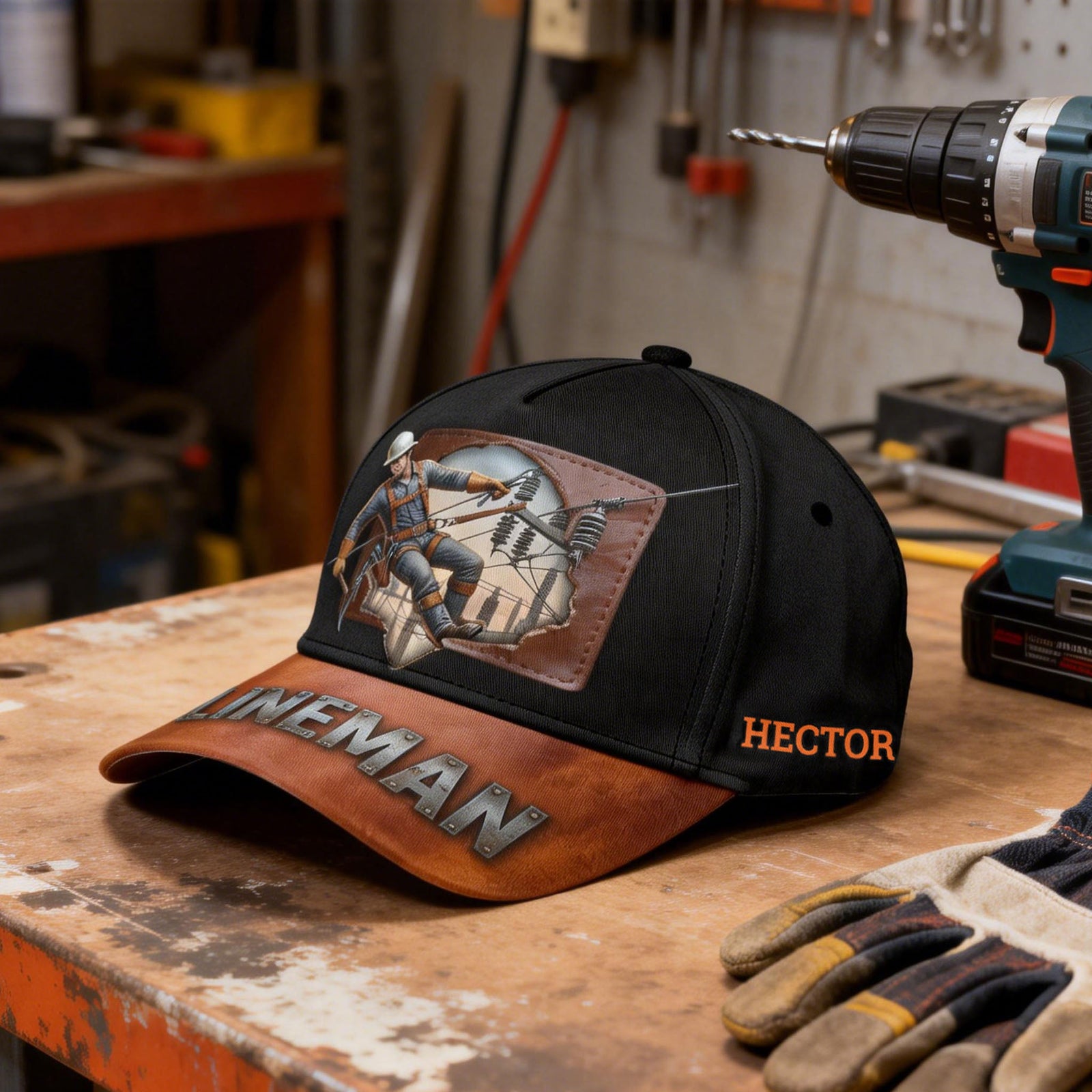 Strong Lineman - Personalized Lineman Classic Cap