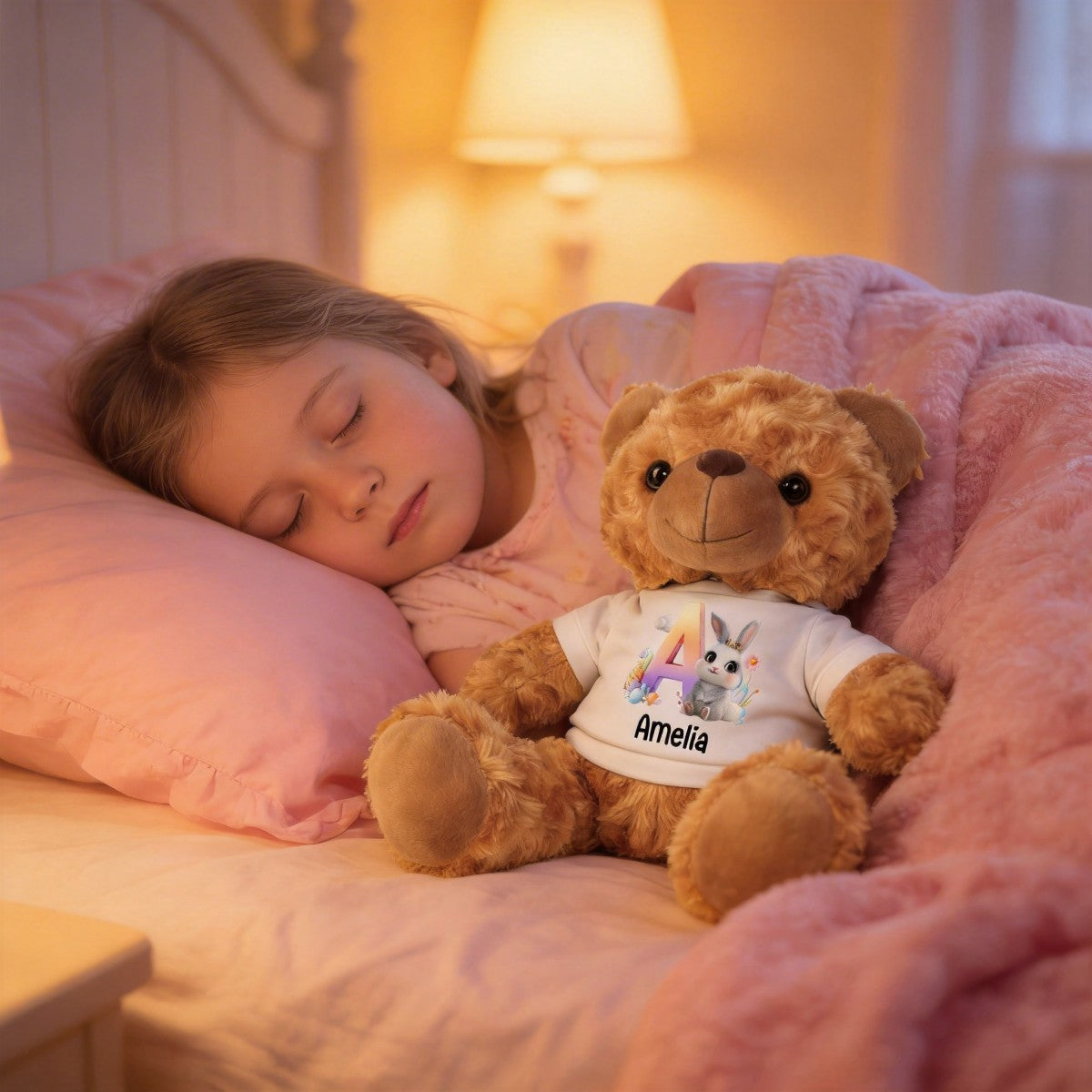 Easter Joy And Blessings From Above - Personalized Litter Bear Plush For Easter