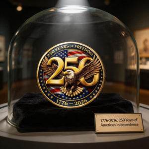 United In Freedom And Pride Commemorative Keepsake Coin - America 250th Anniversary Gifts