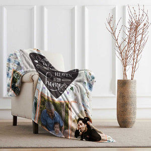Personalized Memory Photo Collage Blanket Unique Sympathy Gifts, In Loving Memory