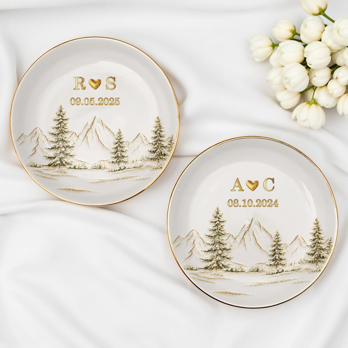 Our Love Adventure, Ceramic Jewelry Dish, Gift For Couples