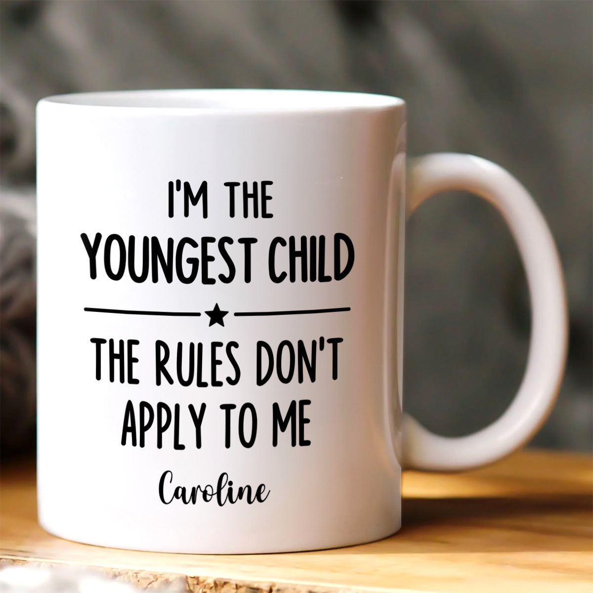 Who Makes The Rules - Personalized Ceramic Coffee Mug