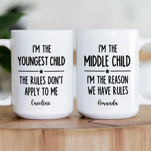 Who Makes The Rules - Personalized Ceramic Coffee Mug