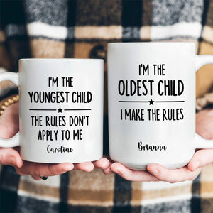 Who Makes The Rules - Personalized Ceramic Coffee Mug