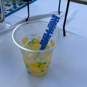 Personalized Colorful Drink Stirrers Party Decorations