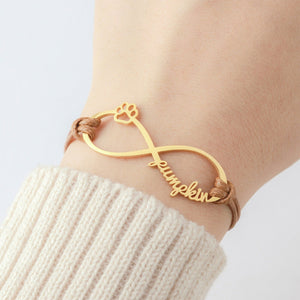 Personalized Pet Memorial Bracelet Pet Loss Gift