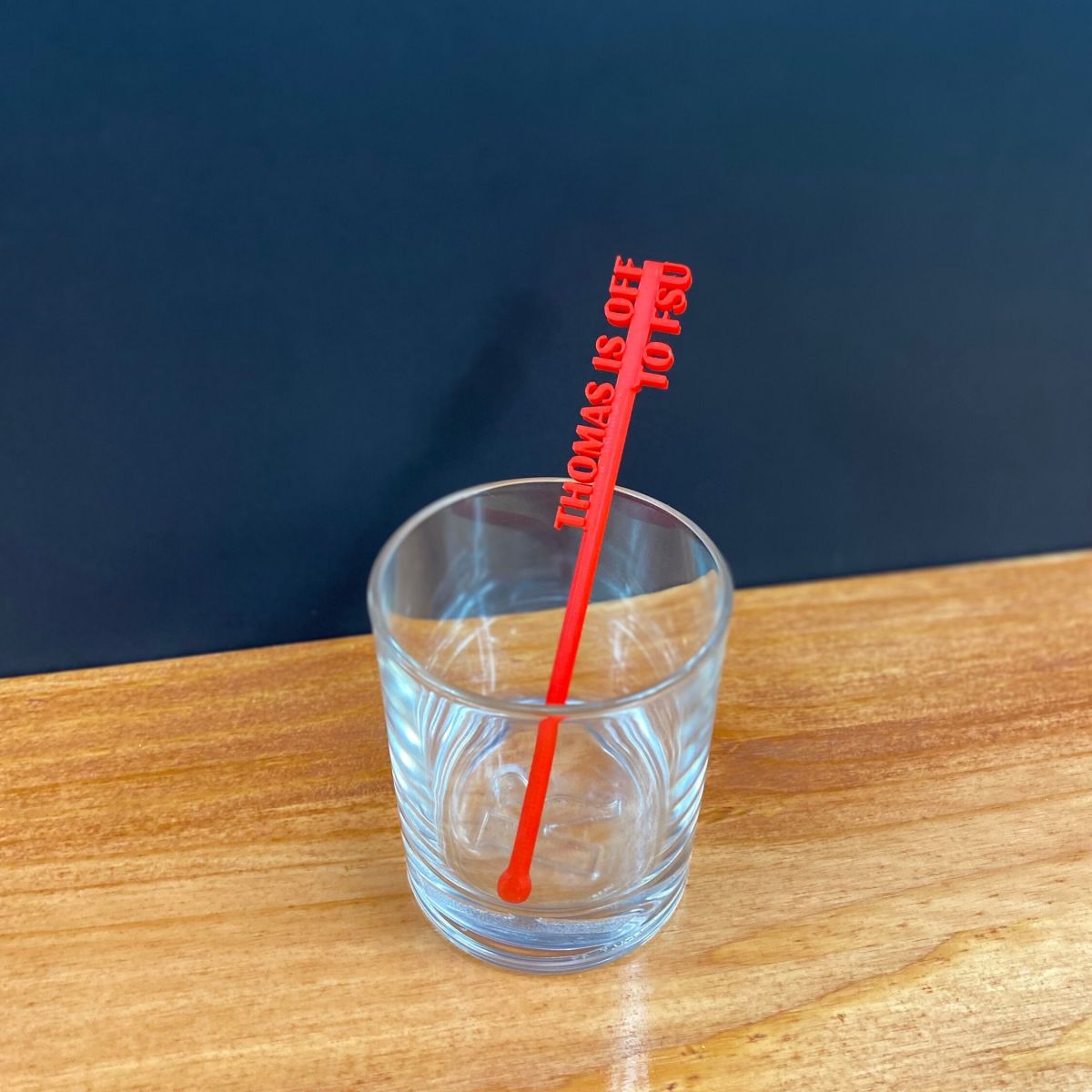 Personalized Colorful Drink Stirrers Party Decorations