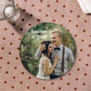 Personalized Photo Disposable Party Plates-Party Decoration