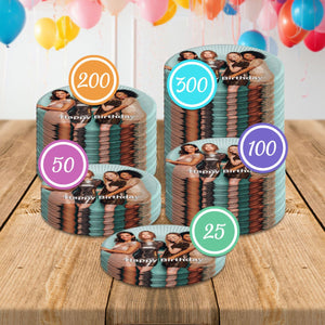 Personalized Photo Disposable Party Plates-Party Decoration