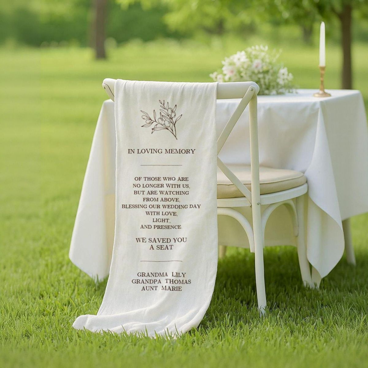 Welcome To The Wedding Of Mr. & Mrs. • Custom Fabric Wedding Welcome Sign •  Personalized Wedding Decor