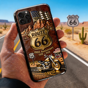 100th Anniversary Motorcycle Phone Case Personalized Gifts For Bikers