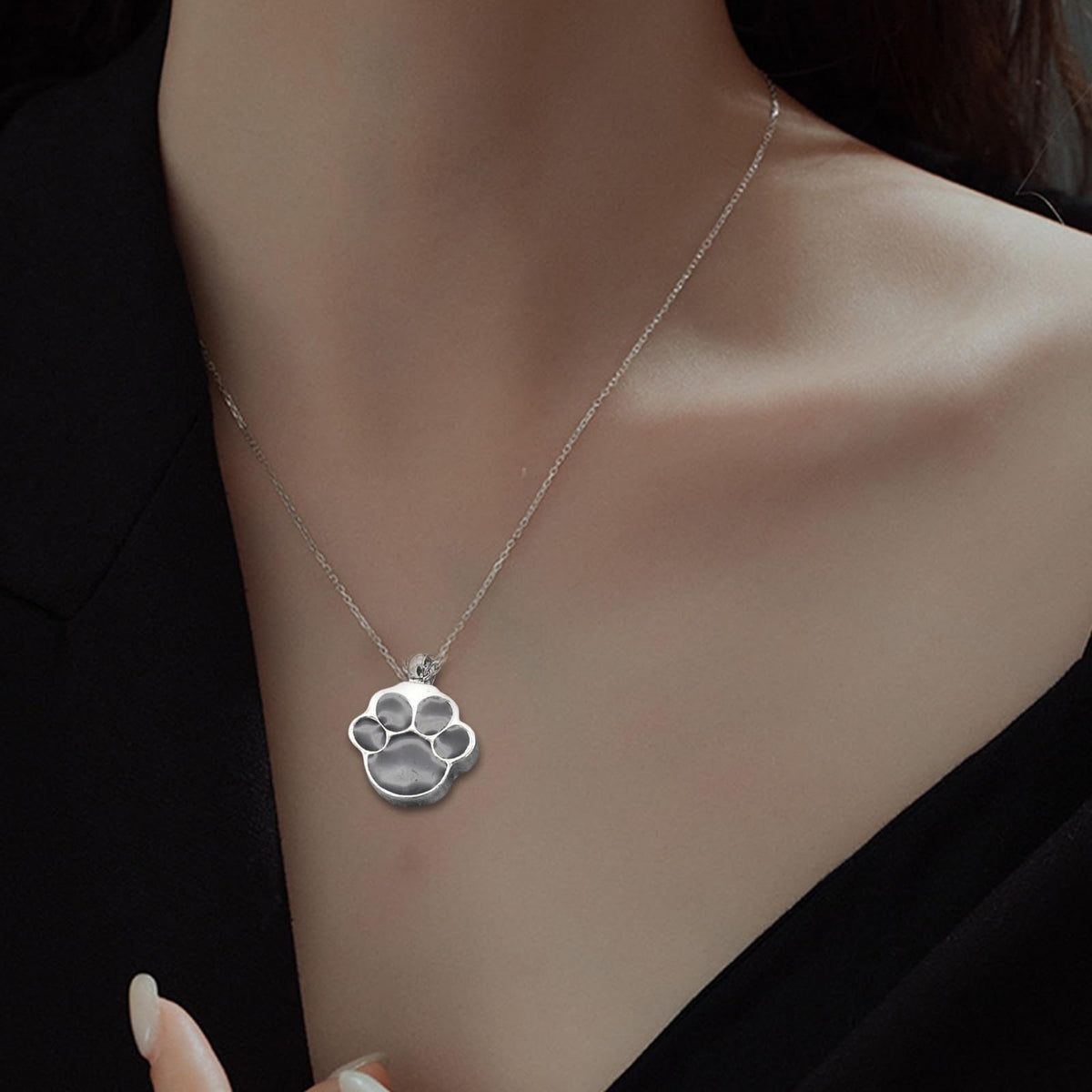 Dog Claw Memorial Necklace Urn Necklace