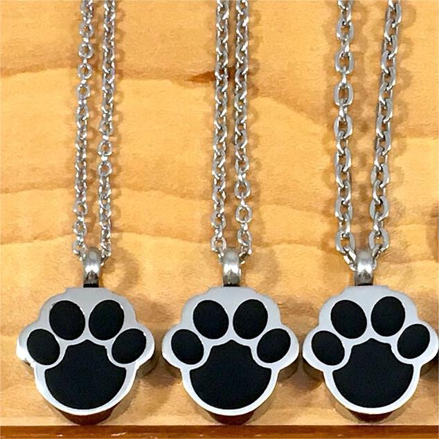 Dog Claw Memorial Necklace Urn Necklace