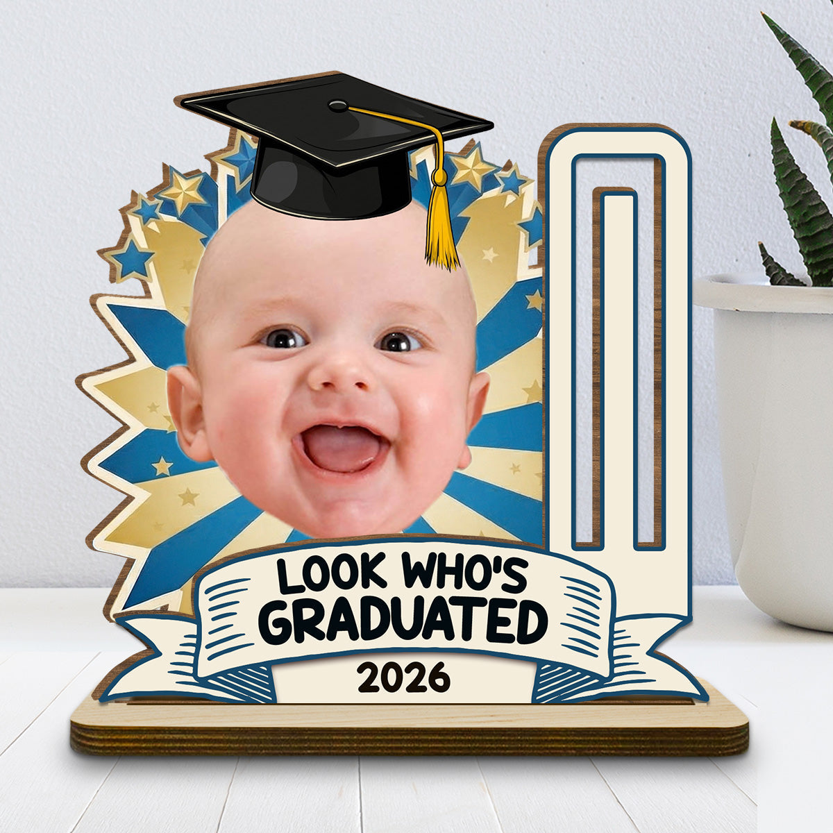 Graduation Gift Custom Vintage Childhood - Personalized Wood Plaque