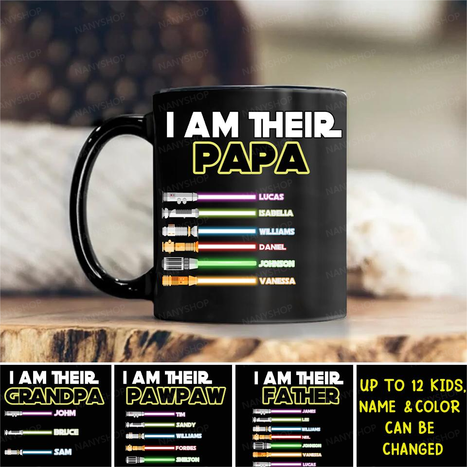 I Am Their Father/ Grandpa,Pawpaw - Personalized Mug