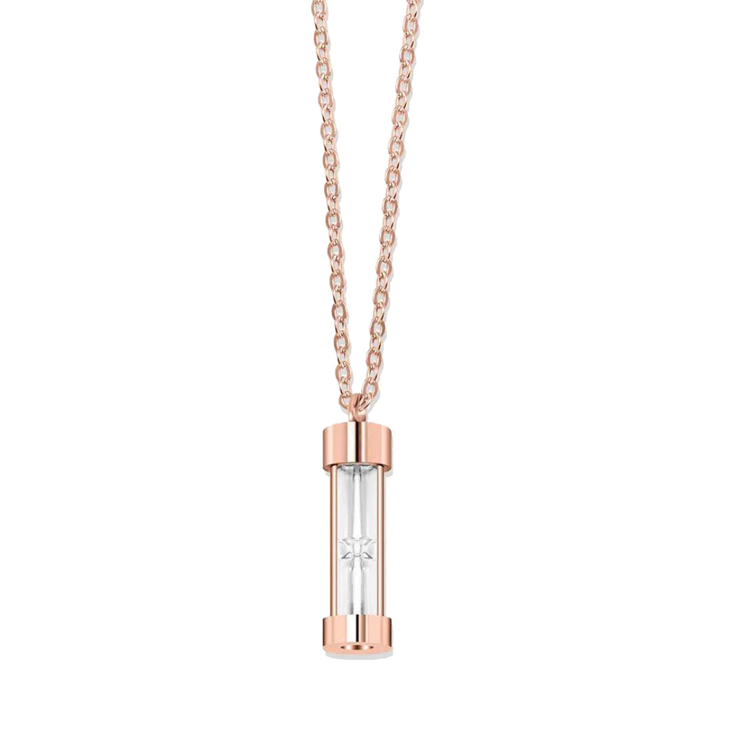 Eternal Embrace Memorial Hourglass Urn Necklace