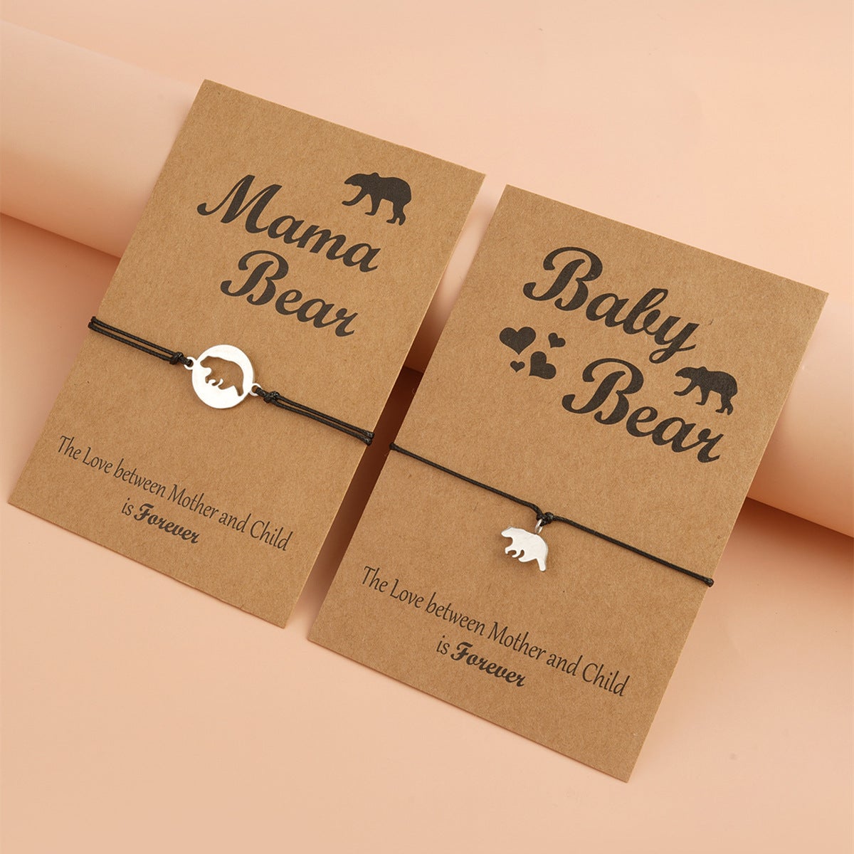 Mama Bear Card Bracelets For 2/3