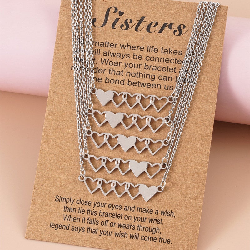 Sister Necklace For 5