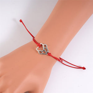 Dog Paw Card Bracelet