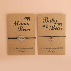 Mama Bear Card Bracelets For 2/3
