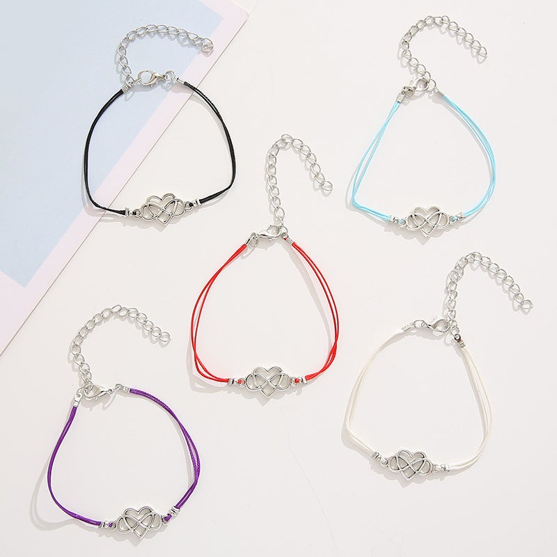 Heart 8 Best Friends Card Bracelets