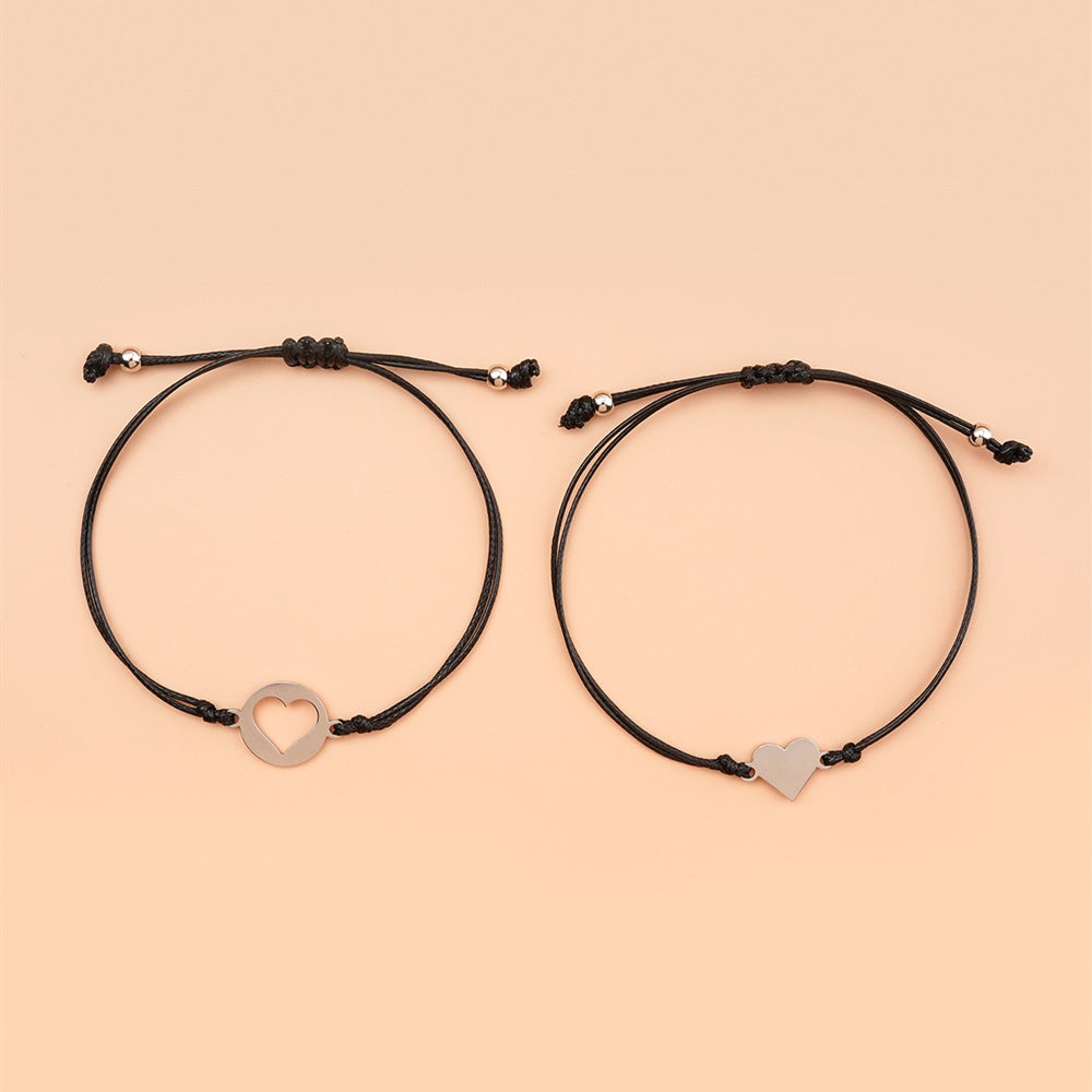 Back to School Heart Card Bracelet