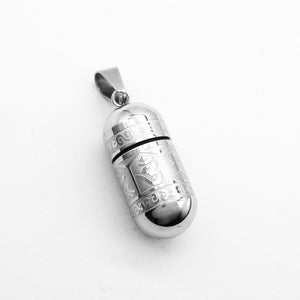 Sealed  Storage Locket With Urn Necklaces For Ashes With Custom Name & Date
