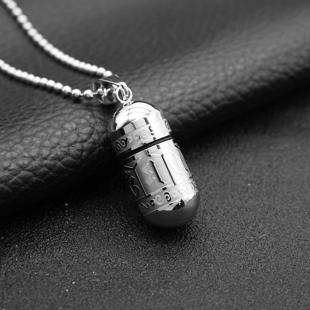 Sealed  Storage Locket With Urn Necklaces For Ashes With Custom Name & Date