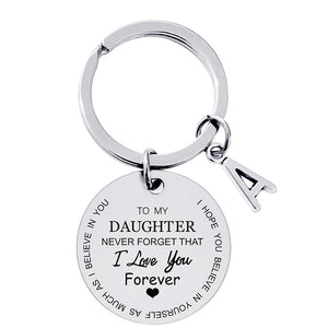 Gift For Son/Daughter- Letter Key Chain