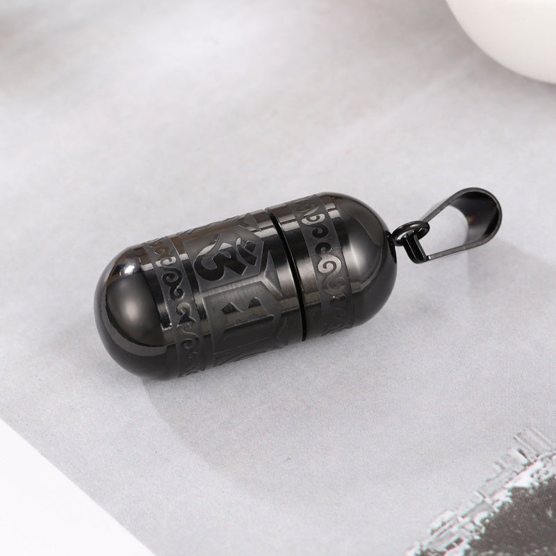 Sealed  Storage Locket With Urn Necklaces For Ashes With Custom Name & Date