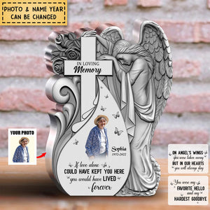 You were my favorite hello and my hardest goodbye- Personalized Memorial Acrylic Plaque