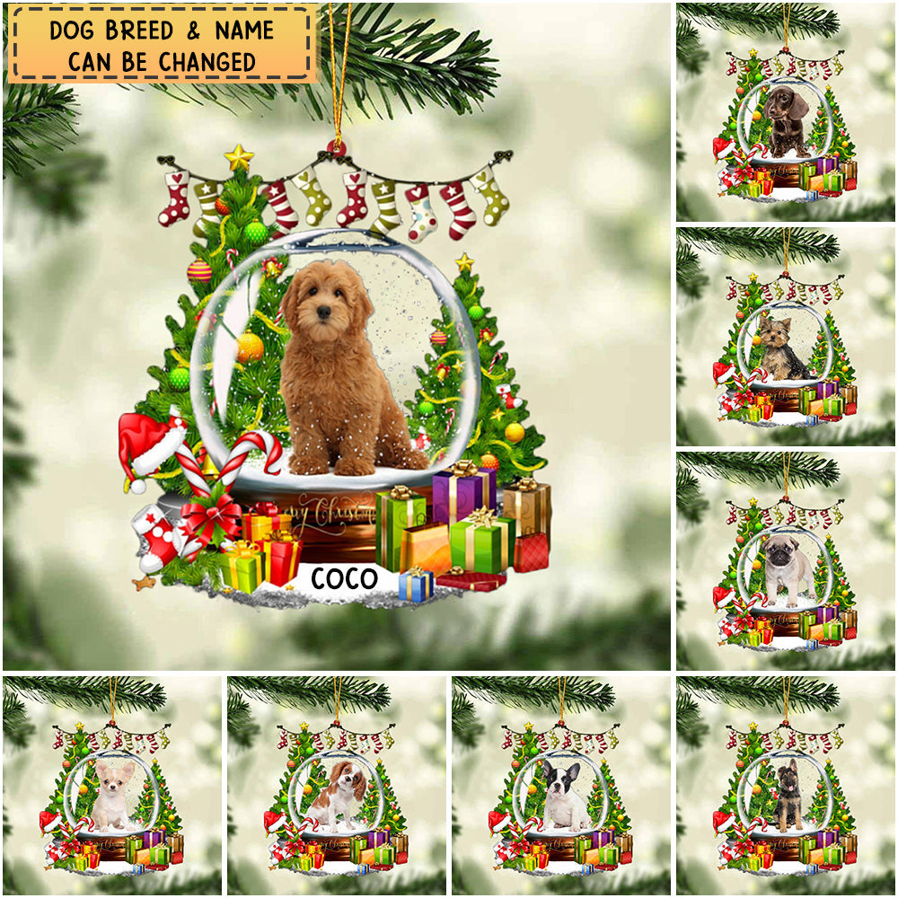 Personalized Acrylic Ornament Gift For Dog Lover