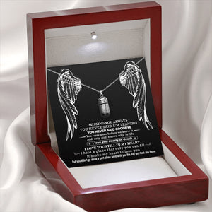 Sealed  Storage Locket With Urn Necklaces For Ashes With Custom Name & Date