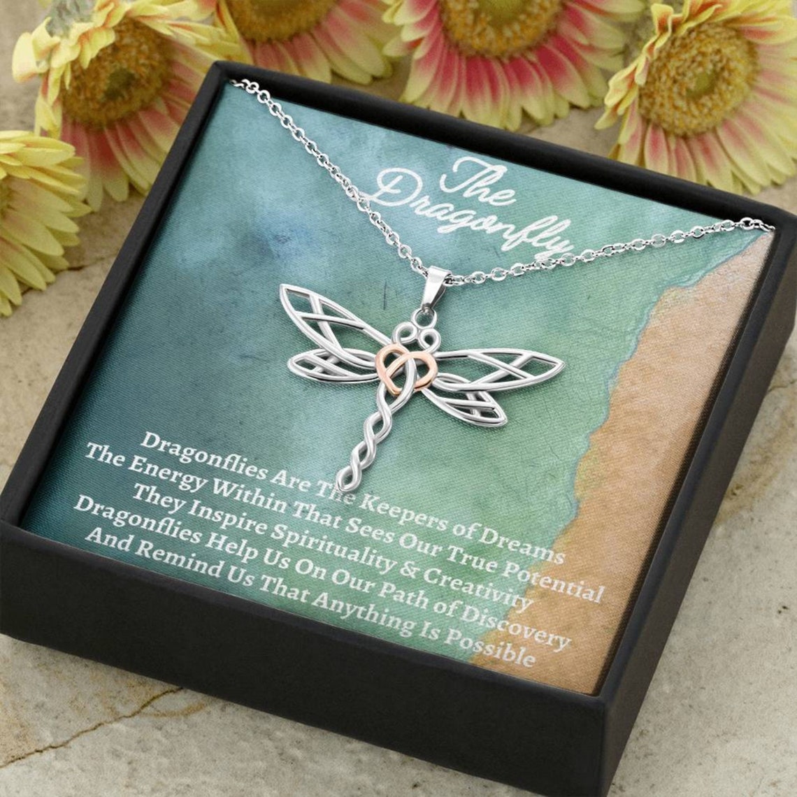 To My Daughter-Dragonfly Necklace