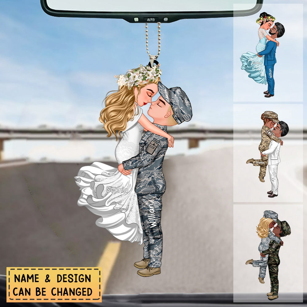 Couple Military Gifts-Personalized Shape Acrylic Ornament