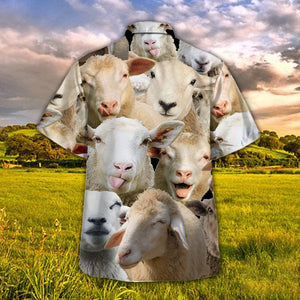 Sheep Herd Hawaiian Shirt