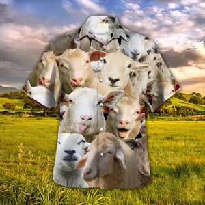 Sheep Herd Hawaiian Shirt