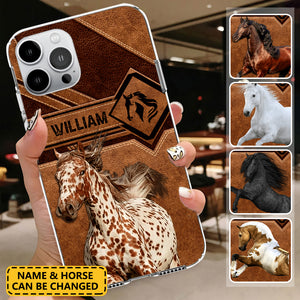 Personalized Horse Riding Horse Lover Phone Case