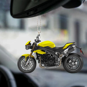 Personalized Motorcycle Flat Acrylic Ornament
