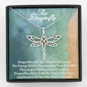 To My Daughter-Dragonfly Necklace