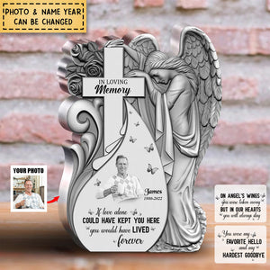 You were my favorite hello and my hardest goodbye- Personalized Memorial Acrylic Plaque