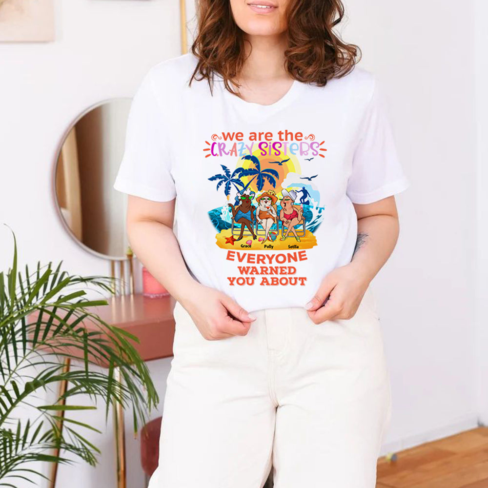 Personalized We are the Crazy Sisters Classic T-Shirt