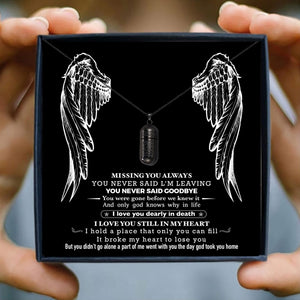 Sealed  Storage Locket With Urn Necklaces For Ashes With Custom Name & Date