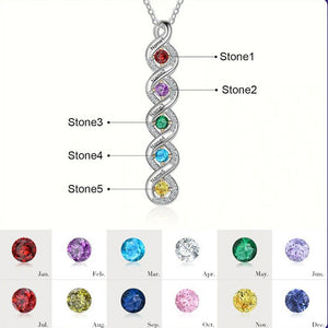 Birthstone Necklace for Mom, Personalized Jewelry, Gifts for Her