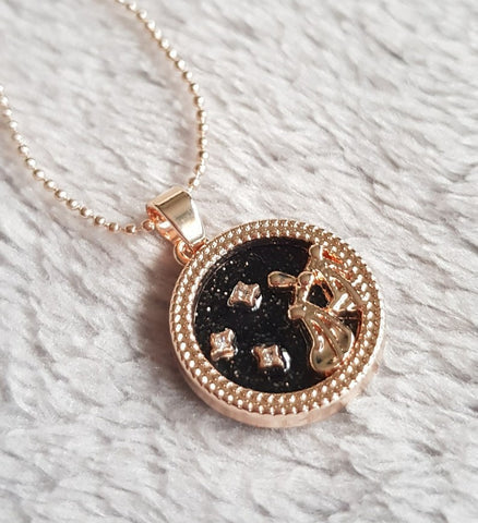 Virgo zodiac deals sign necklace