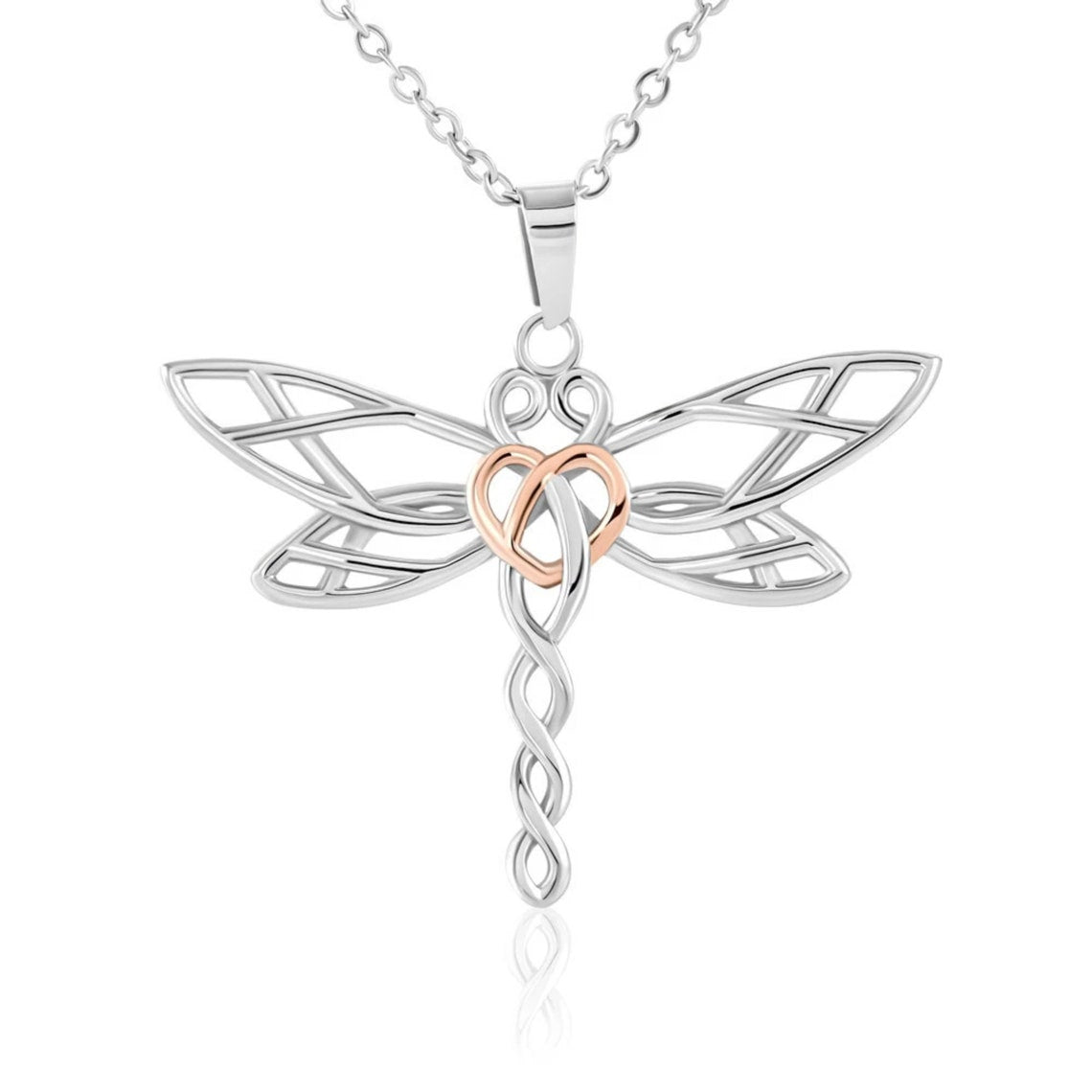 To My Daughter-Dragonfly Necklace