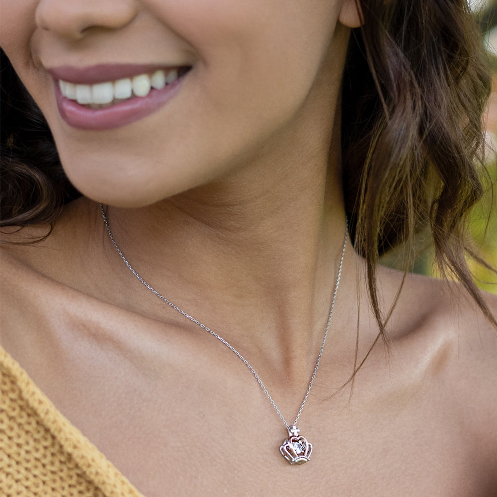 To My Smokin Hot Wife - Crown Necklace