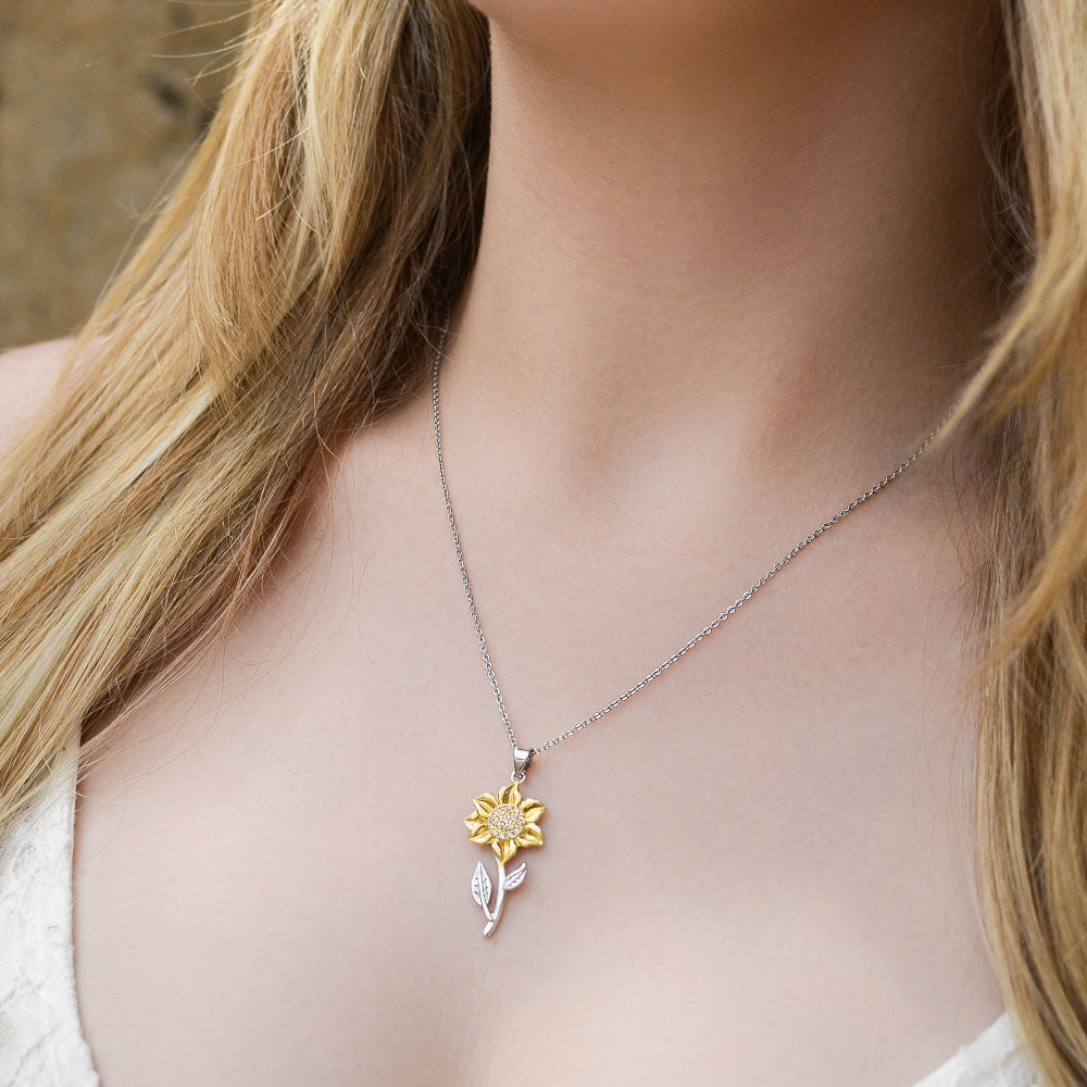 To My Sister-You Are My Sunshine Necklace