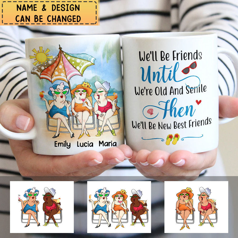 Personalized Summer Beach Friends Mug